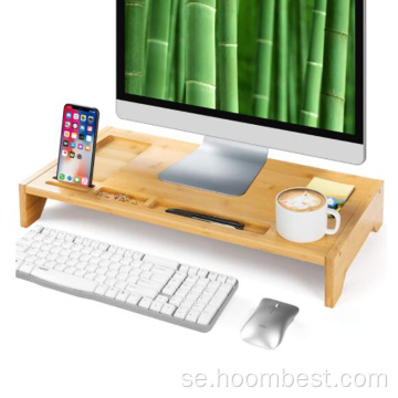 Bambu Monitor Stand Riser Storage Organizer